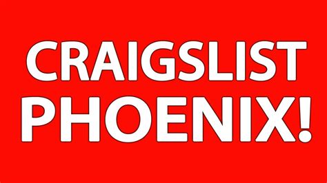 Craigslist and phoenix - craigslist provides local classifieds and forums for jobs, housing, for sale, services, local community, and events